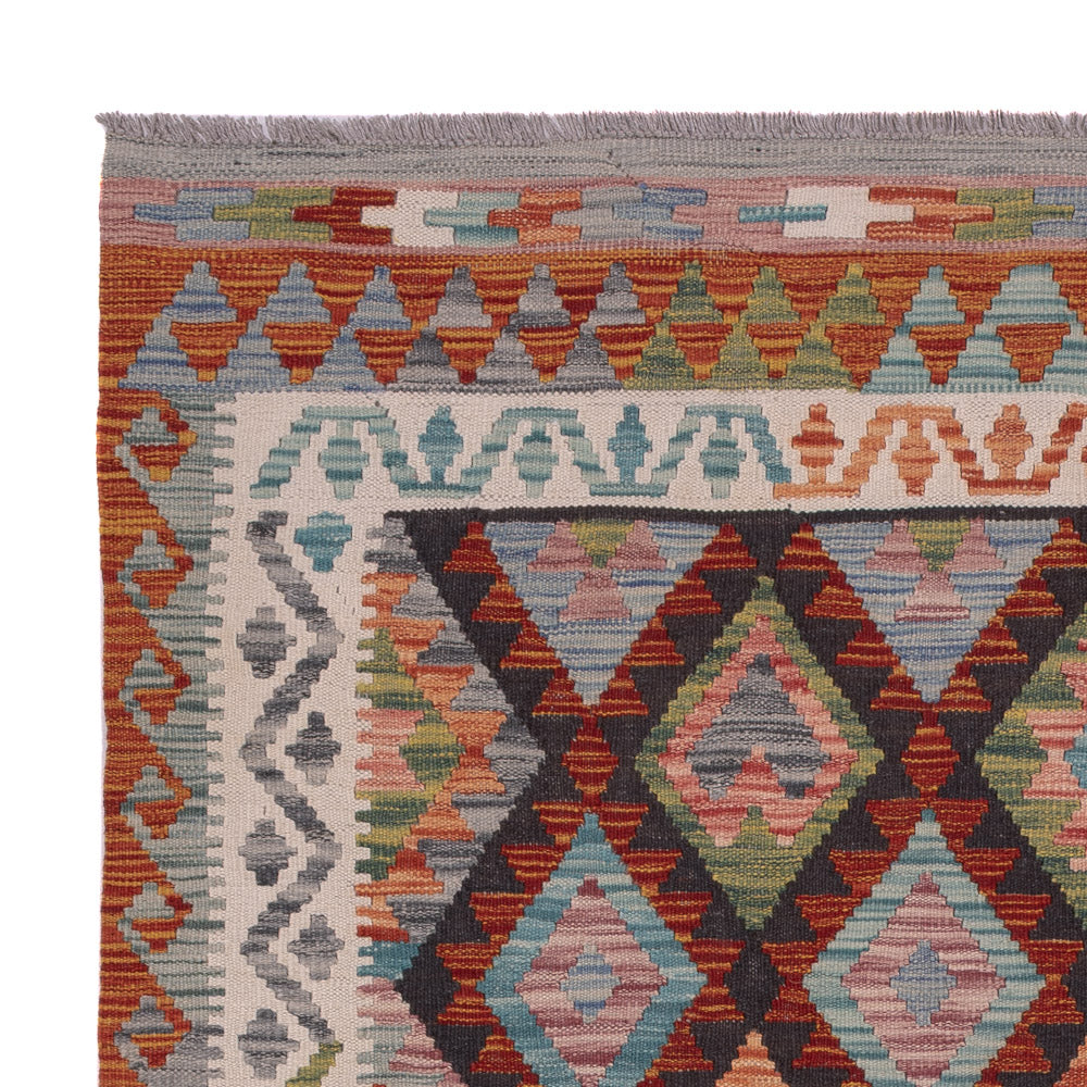 Kilim Maimana Tæppe 196x155cm - Uldtæppe
