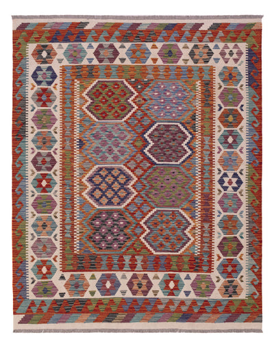 Kilim Maimana Tæppe 158x195cm - Uldtæppe