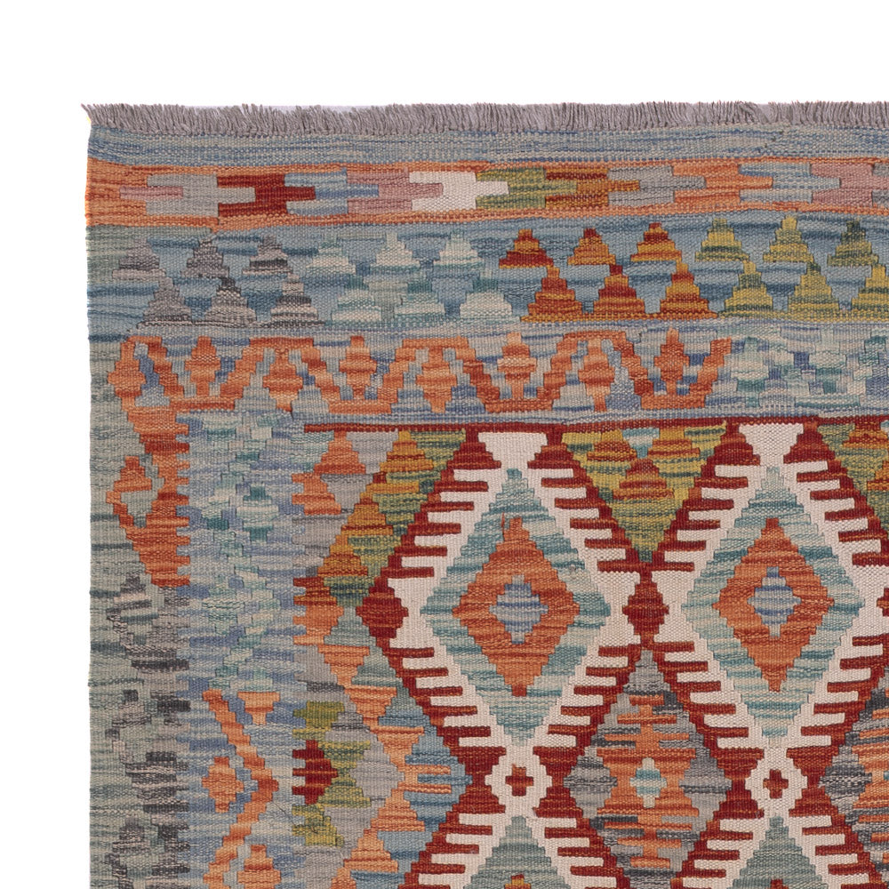 Kilim Maimana Tæppe 195x154cm - Uldtæppe