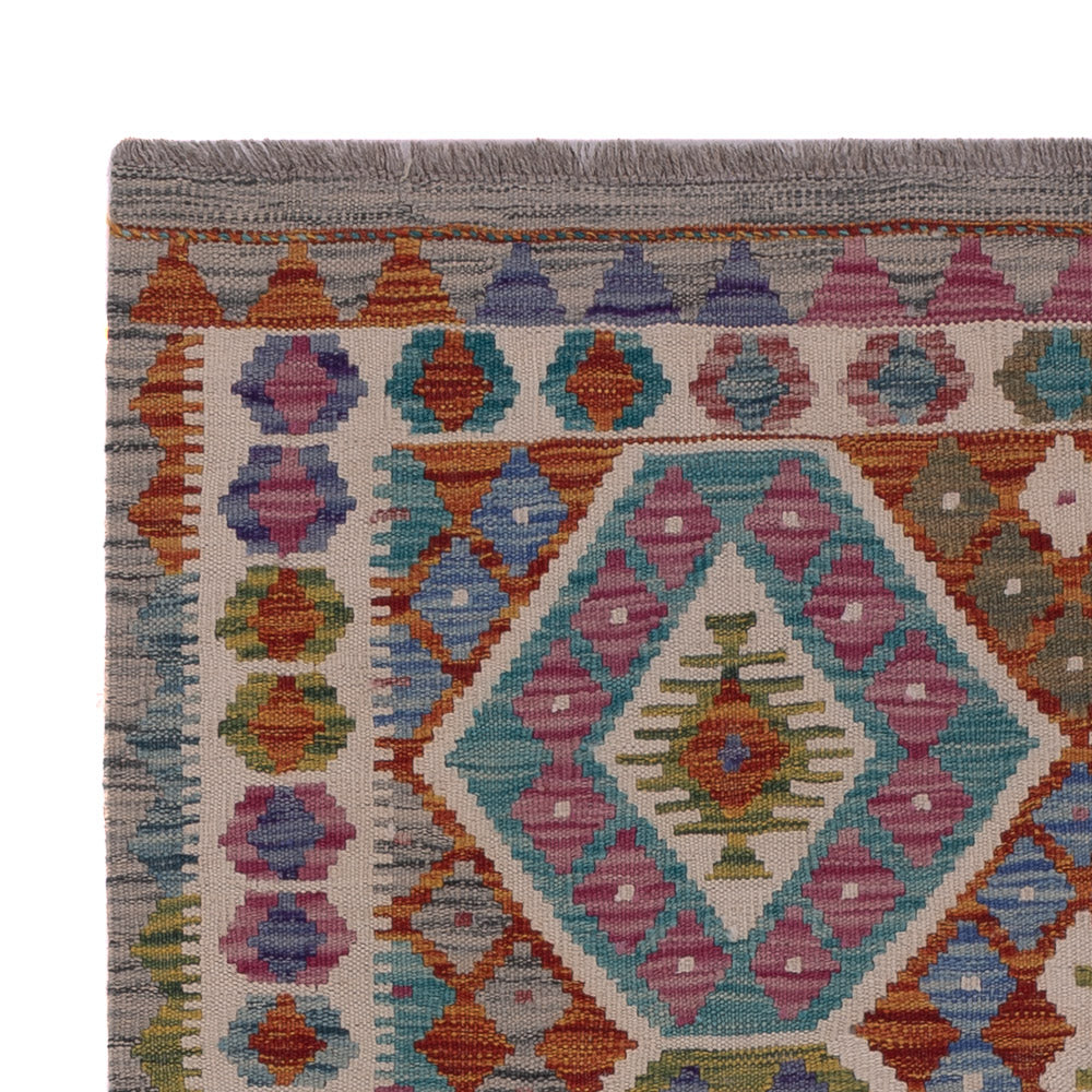 Kilim Maimana Tæppe 150x107cm - Uldtæppe