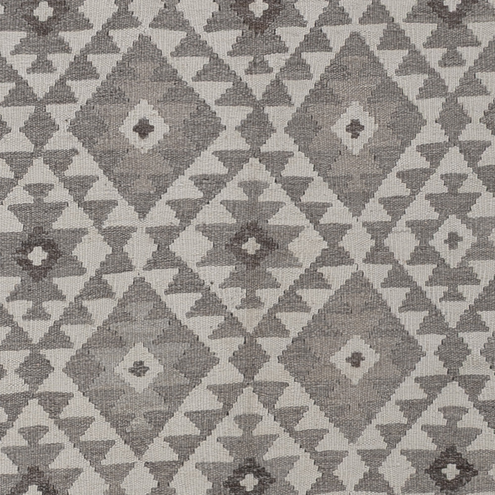 Kelim Teppich - Splash - 294 x 203 cm - hellgrau