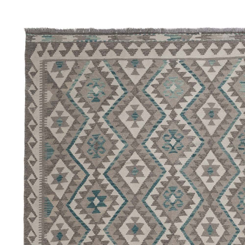 Kilim Maimana Tæppe 300x253cm - Uldtæppe