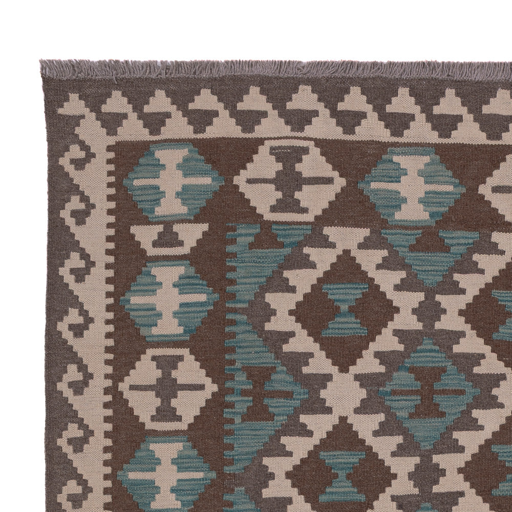 Kilim Maimana Tæppe 195x151cm - Uldtæppe