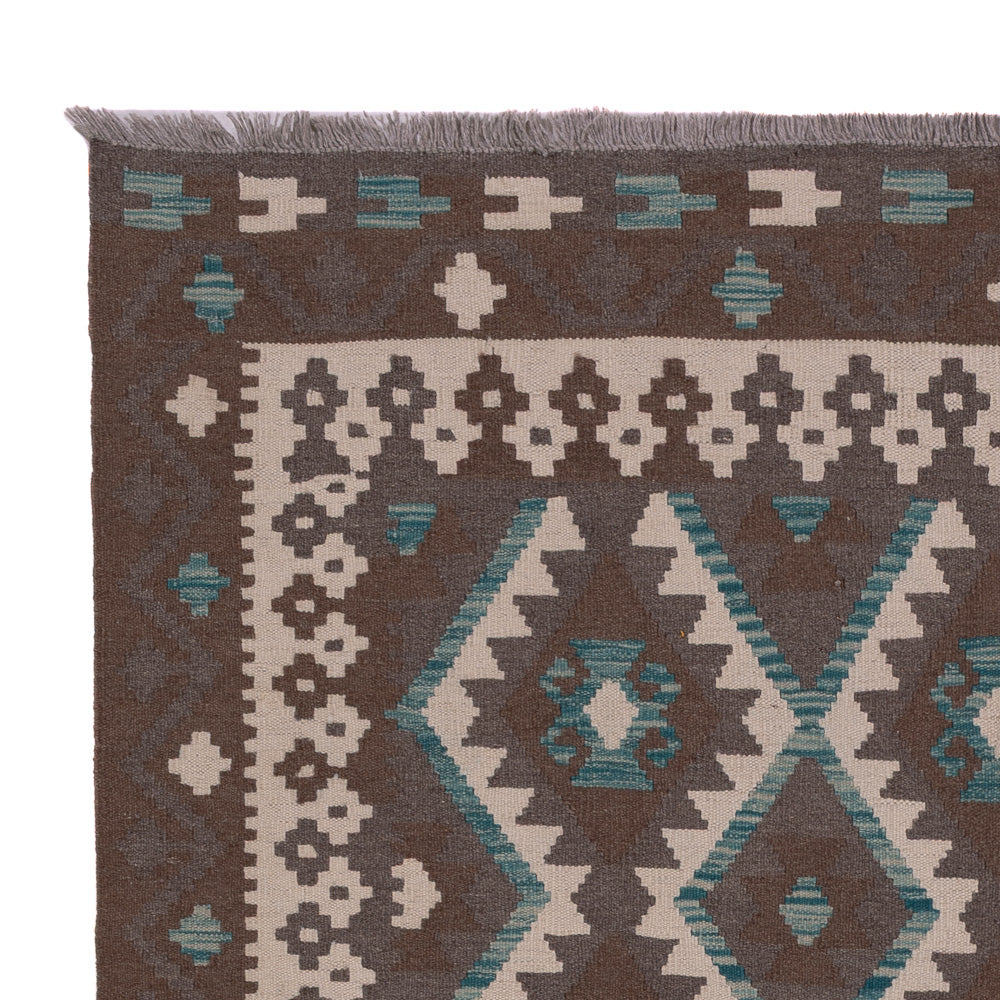 Kilim Maimana Tæppe 155x194cm - Uldtæppe