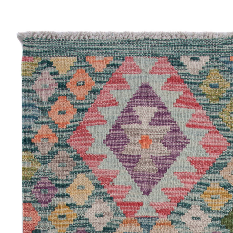 Kelim Teppich - Splash - 128 x 84 cm - mehrfarbig