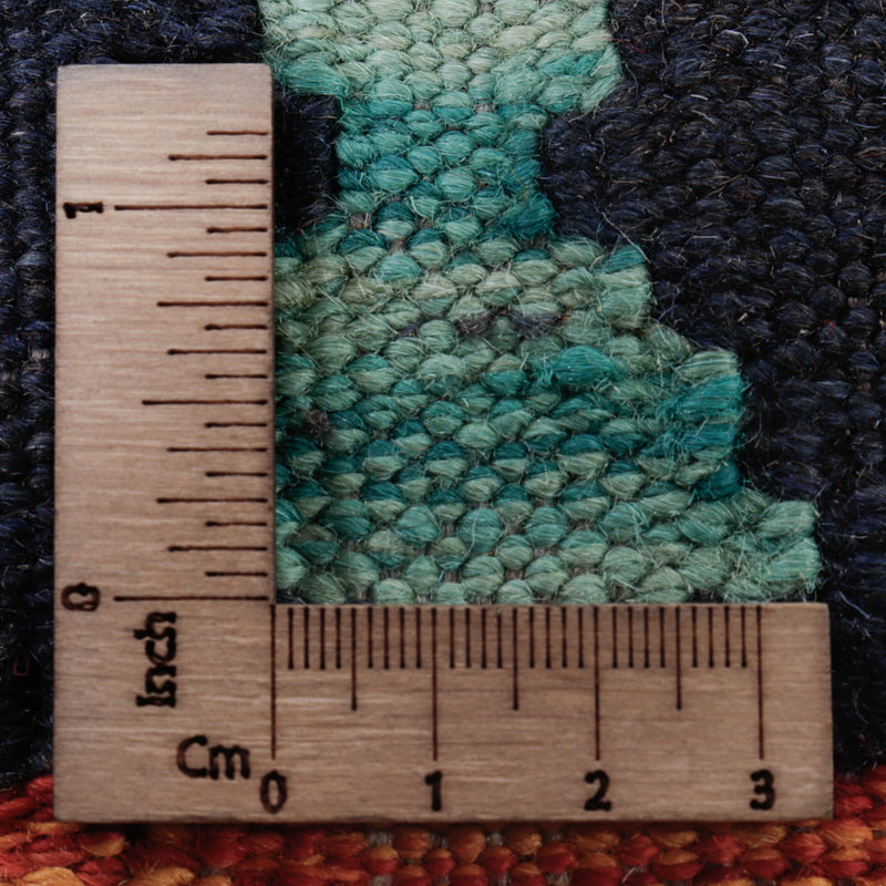 Kelim Teppich - Splash - 132 x 85 cm - mehrfarbig