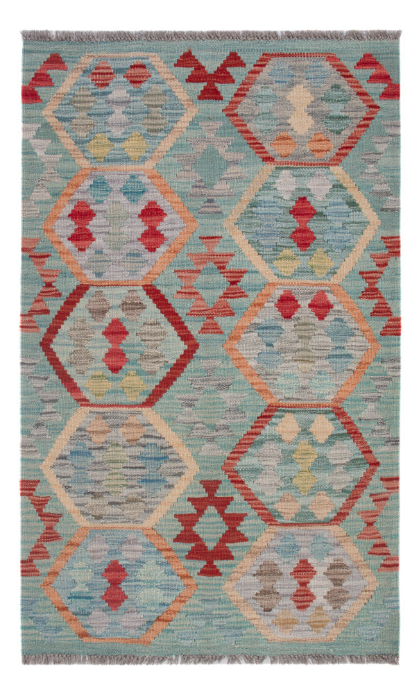 Kilim Maimana Tæppe 79x126cm - Uldtæppe