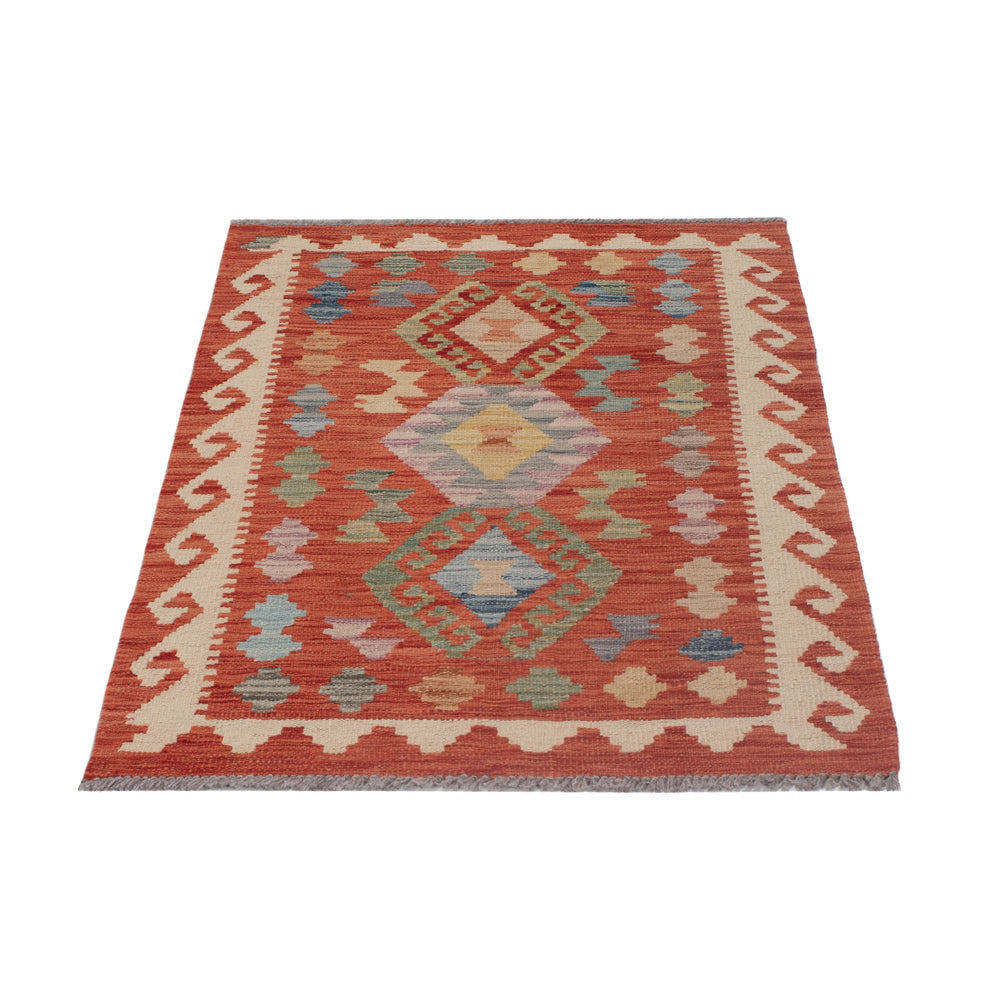 Kelim Teppich - Splash - 121 x 76 cm - mehrfarbig