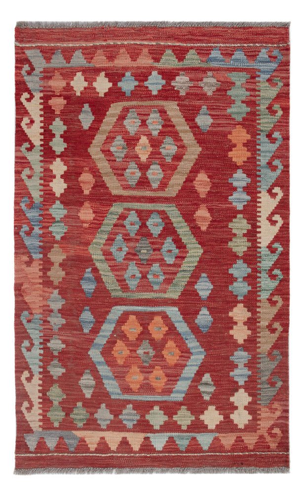 Kilim Maimana Tæppe 126x80cm - Uldtæppe
