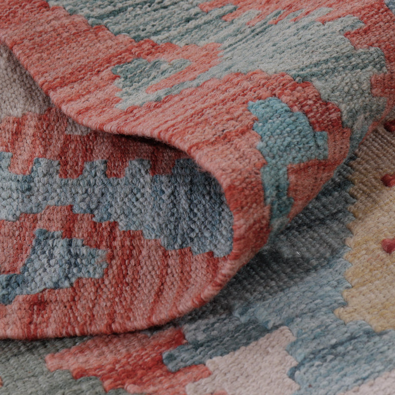 Kelim Teppich - Splash - 127 x 77 cm - mehrfarbig