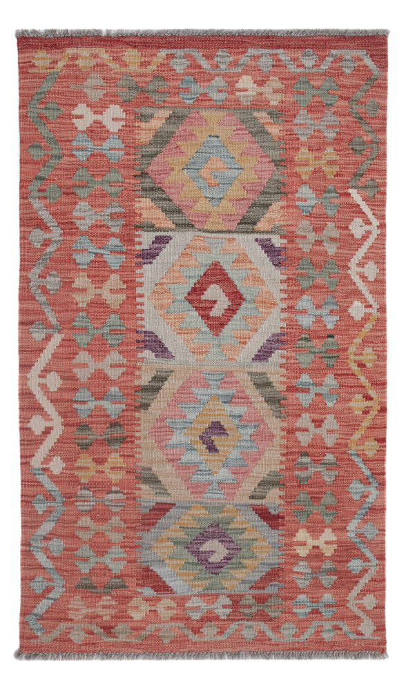Kilim Maimana Tæppe 131x76cm - Uldtæppe