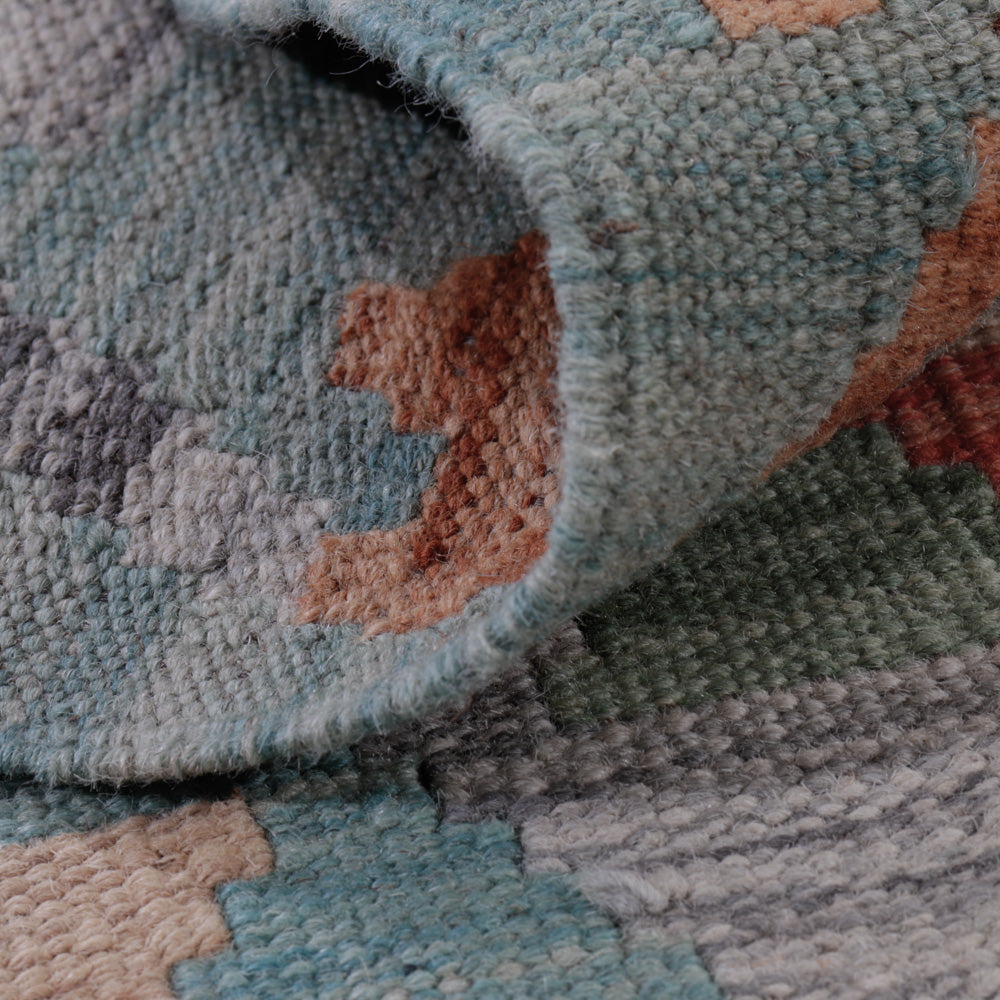 Kelim Teppich - Splash - 123 x 81 cm - mehrfarbig