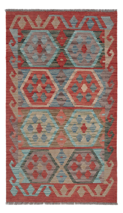 Kilim Maimana Tæppe 72x124cm - Uldtæppe