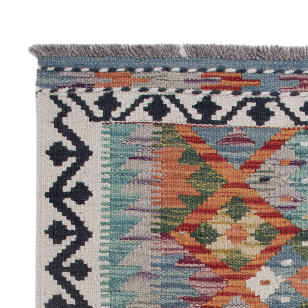 Kelim Teppich - Splash - 118 x 77 cm - mehrfarbig
