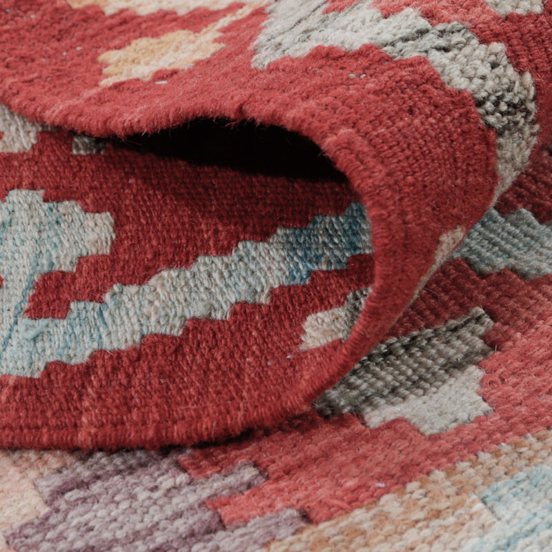 Kelim Teppich - Splash - 123 x 79 cm - mehrfarbig