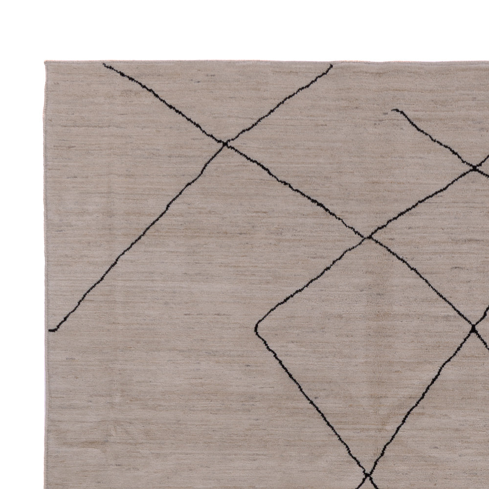 Berber tæppe 345x247cm - Uldtæppe
