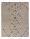 Berber tæppe 175x235cm - Uldtæppe - Rektangulær / Grå / 175 x 235 cm Rektangulær