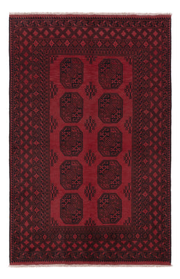 Afghan Teppich - Filpa - 242 x 162 cm - dunkelrot