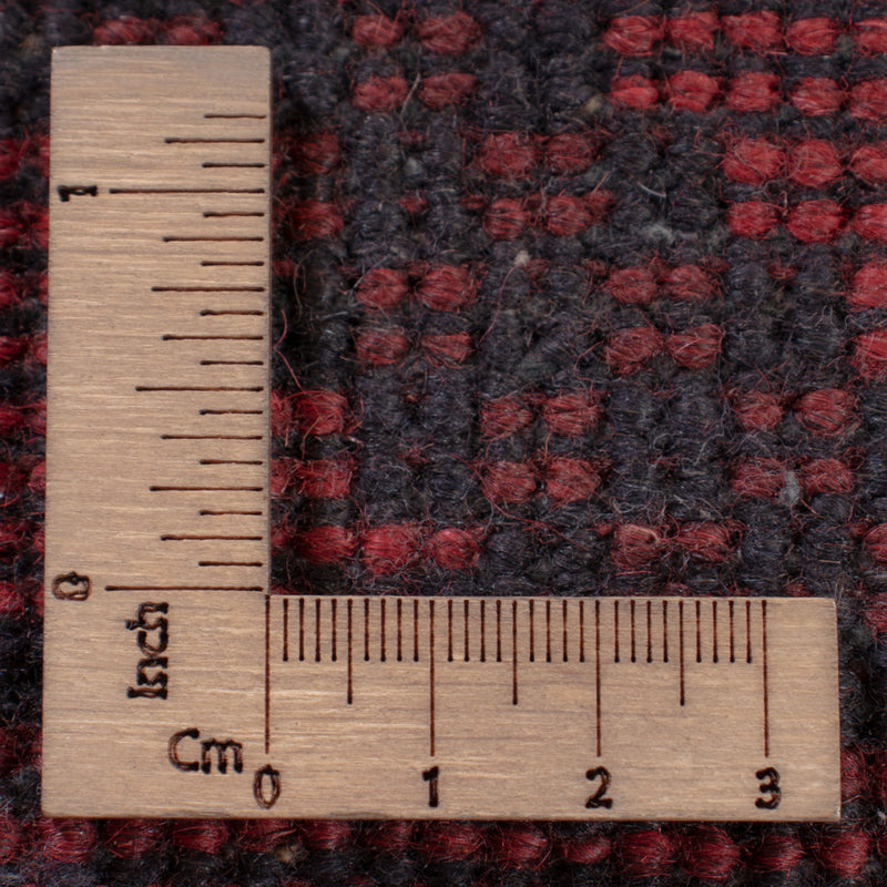 Afghan Teppich - Filpa - 242 x 162 cm - dunkelrot