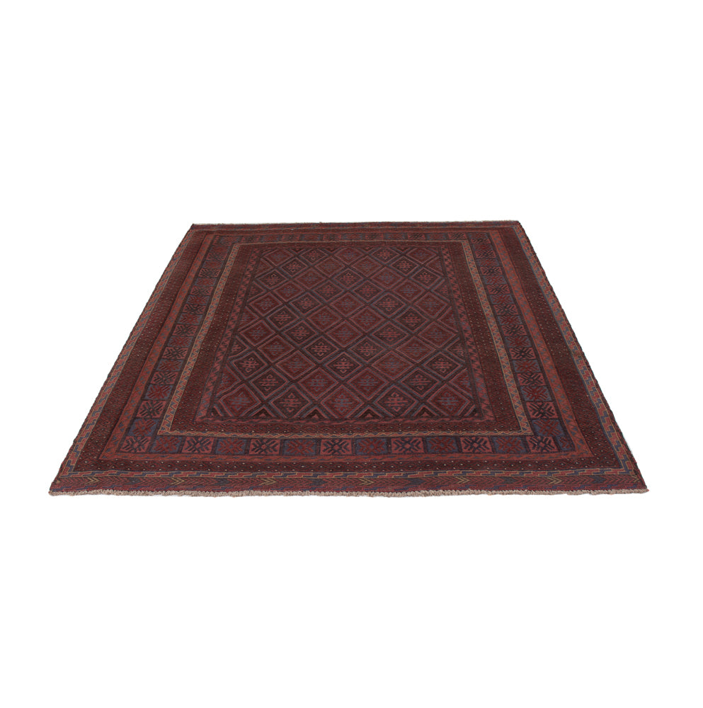 Kelim Teppich - Oriental - 202 x 170 cm - dunkelbeige