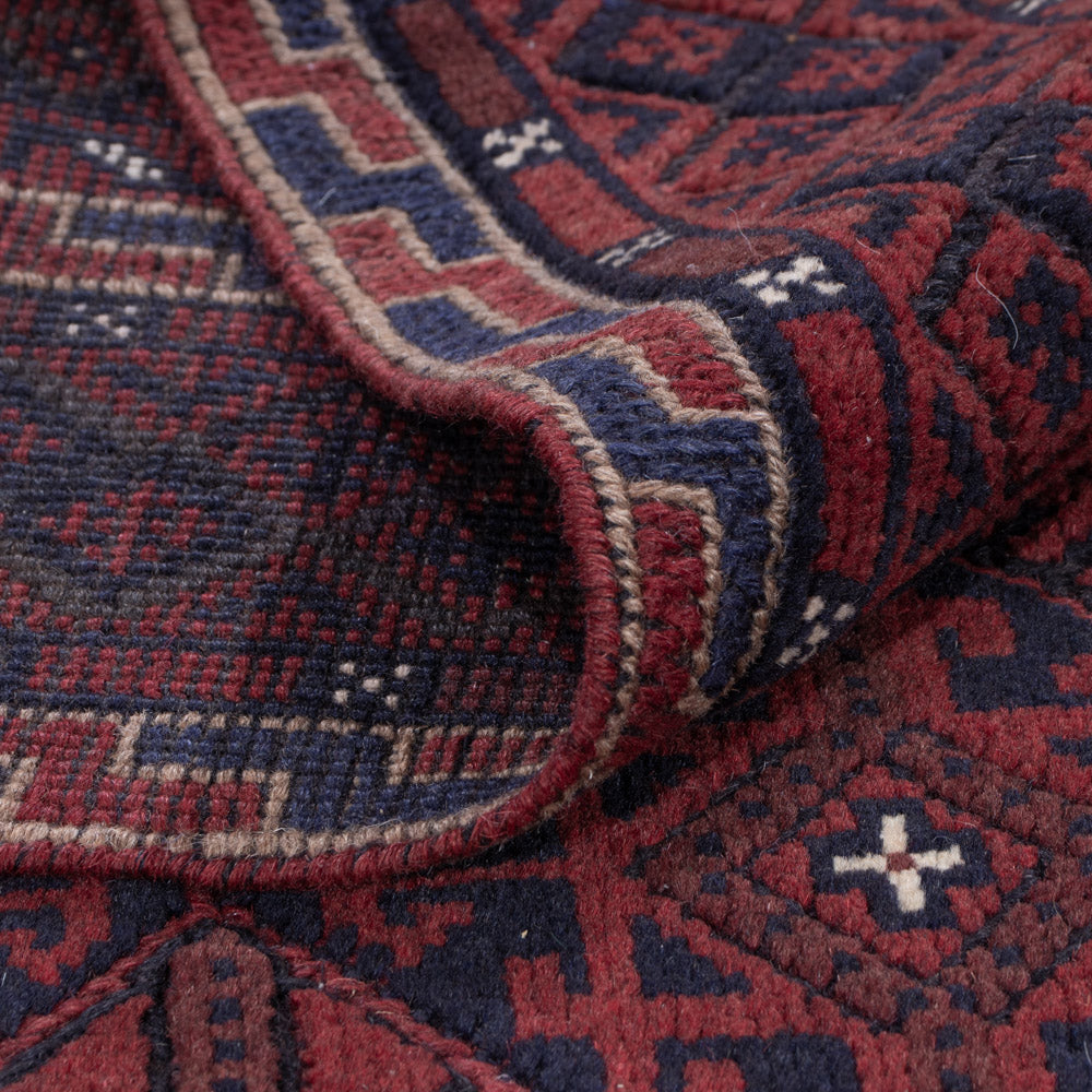 Kelim Teppich - Oriental - 184 x 137 cm - dunkelrot