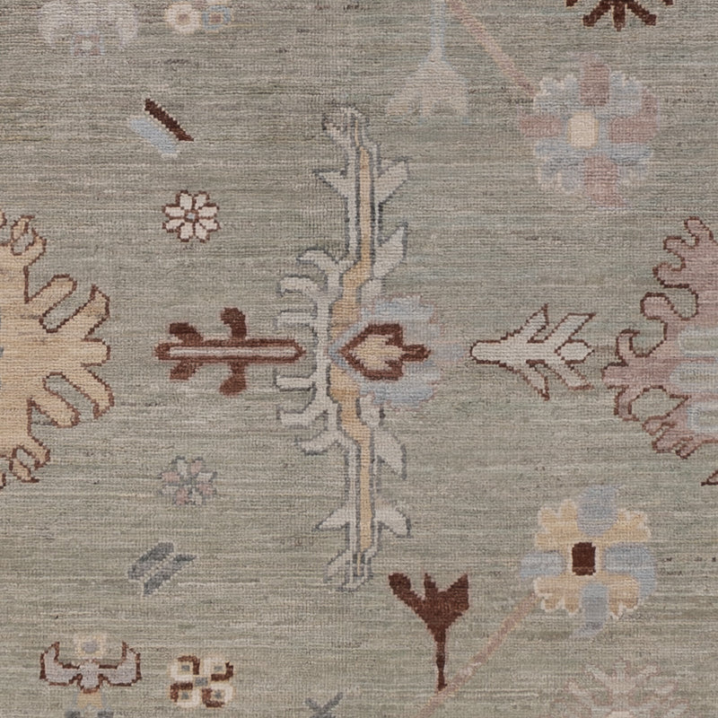 Ziegler Teppich - Usak - 246 x 174 cm - grau