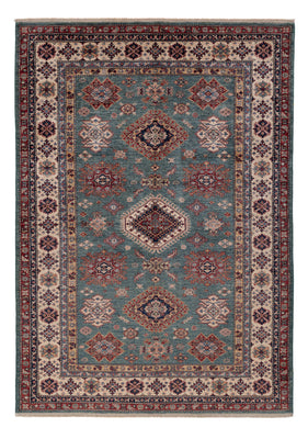 Ziegler Teppich - Kazak - 240 x 171 cm - petrolblau