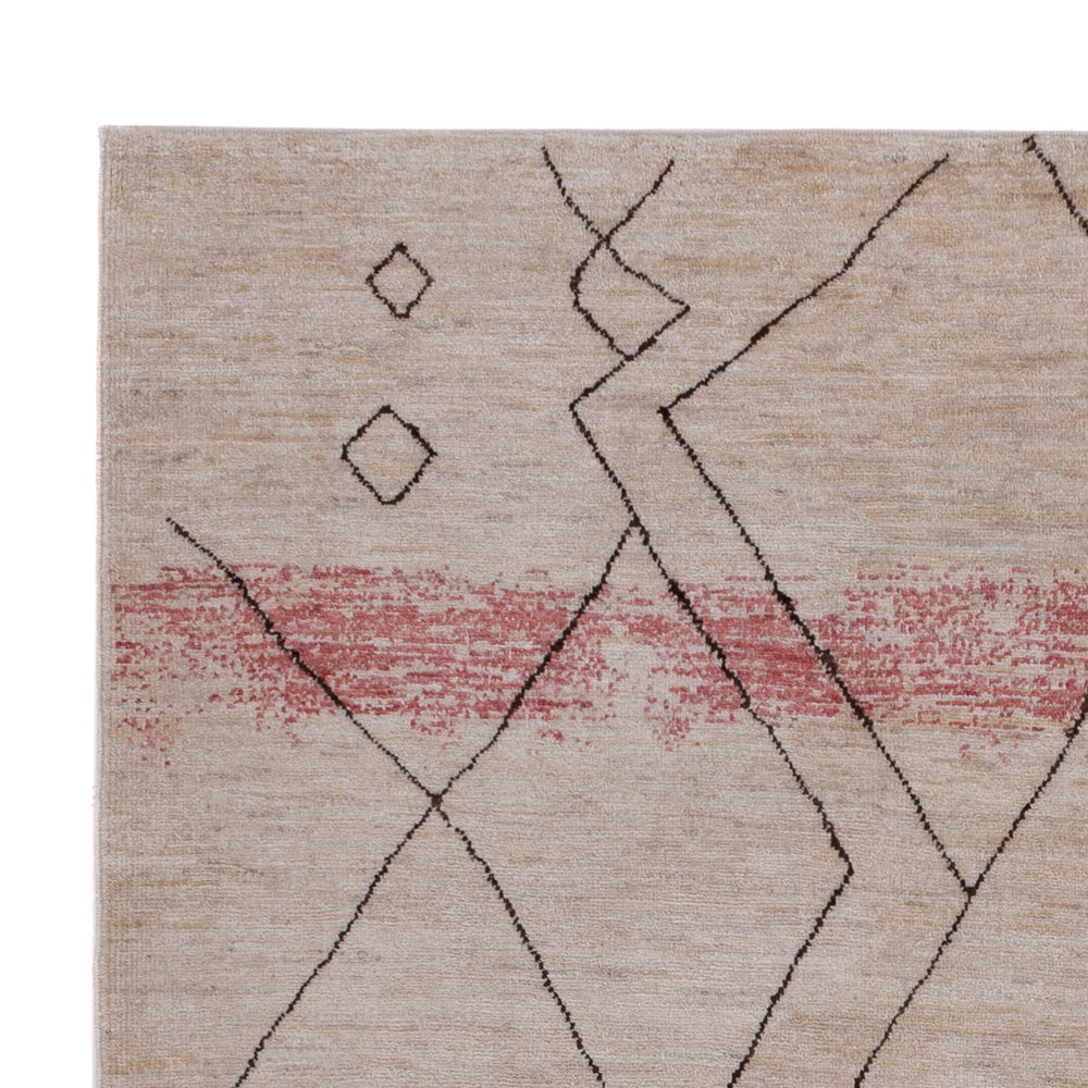 Berber tæppe 211x165cm - Uldtæppe