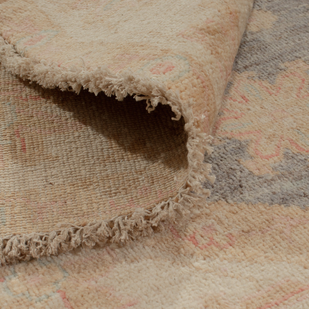 Ziegler Teppich rund  - 198 x 198 cm - blau