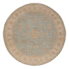 Ziegler Carpet 200x202cm - Orientalsk tæppe - Rund / Lyseblå / 200 x 202 cm Rund