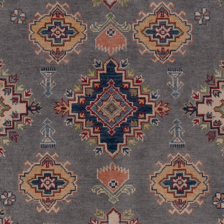 Ziegler Teppich - Kazak - 298 x 198 cm - dunkelblau