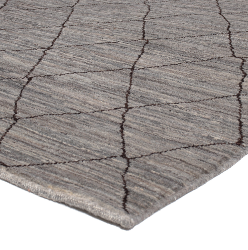 Berber Teppich - 300 x 205 cm - dunkelgrau