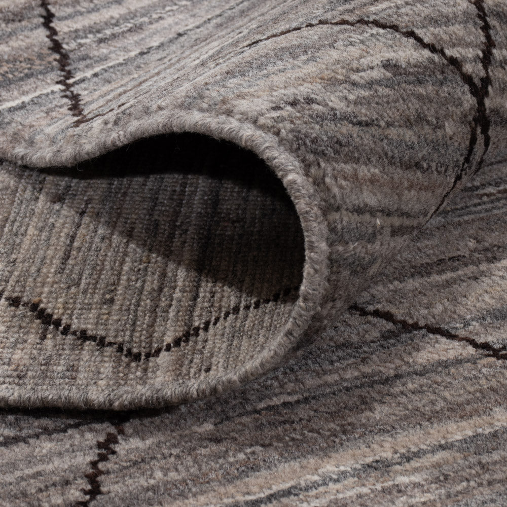 Berber Teppich - 300 x 205 cm - dunkelgrau