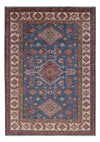 Kazak Tæppe 203x284cm - Orientalsk tæppe - Rektangulær / Blå / 203 x 284 cm Rektangulær