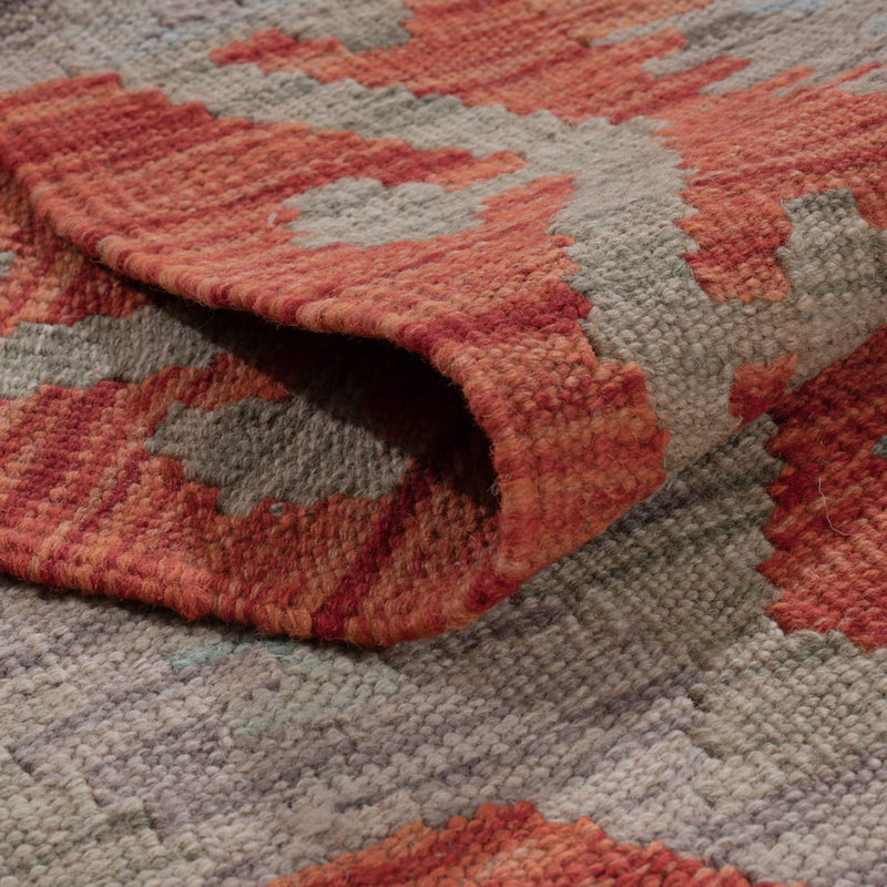 Läufer Kelim - Splash - 288 x 79 cm - mehrfarbig