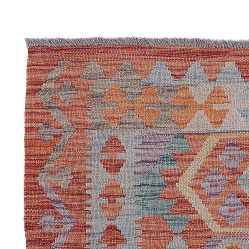 Kilim Maimana Tæppe 248x88cm - Uldtæppe