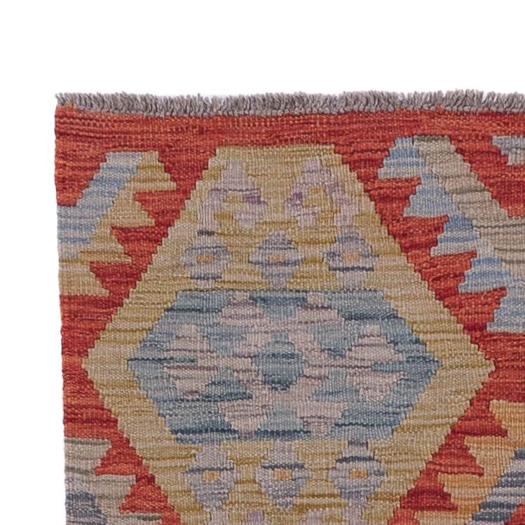 Kilim Maimana Tæppe 256x87cm - Uldtæppe