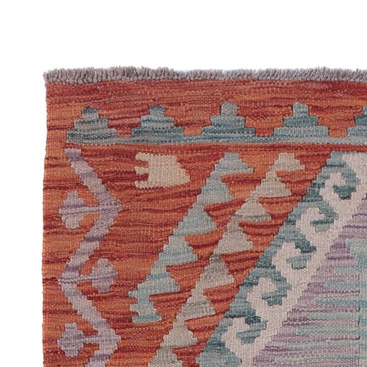 Kilim Maimana Tæppe 404x80cm - Uldtæppe