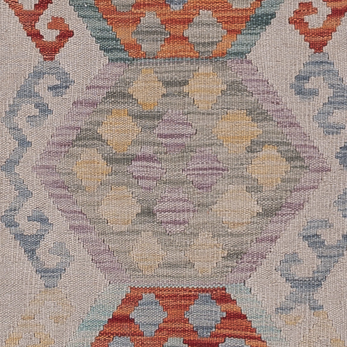 Läufer Kelim - Splash - 240 x 80 cm - mehrfarbig