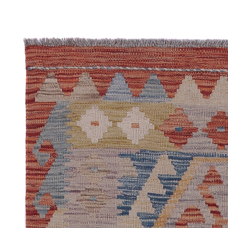 Kilim Maimana Tæppe 256x88cm - Uldtæppe