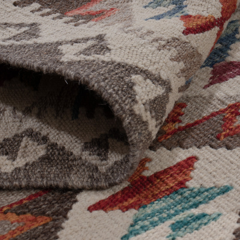 Läufer Kelim - Splash - 249 x 84 cm - mehrfarbig