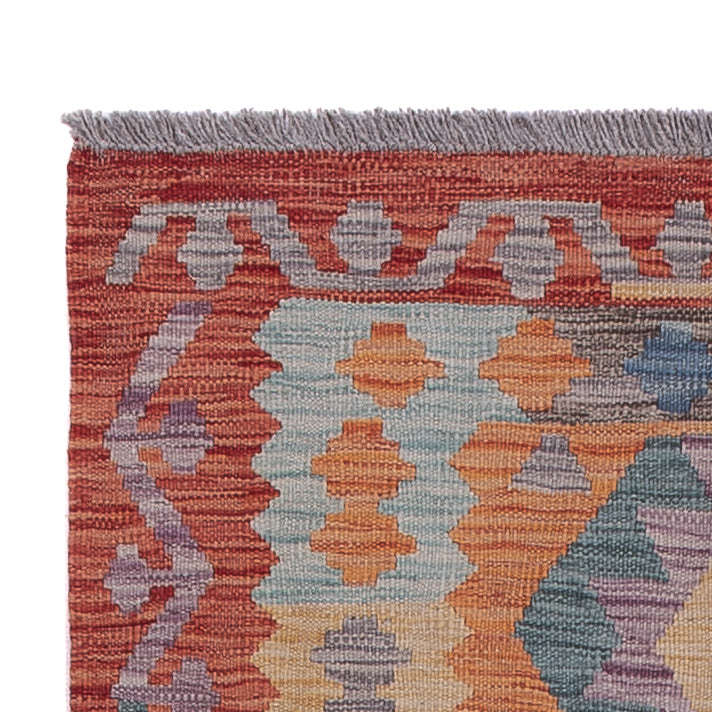 Kilim Maimana Tæppe 200x80cm - Uldtæppe
