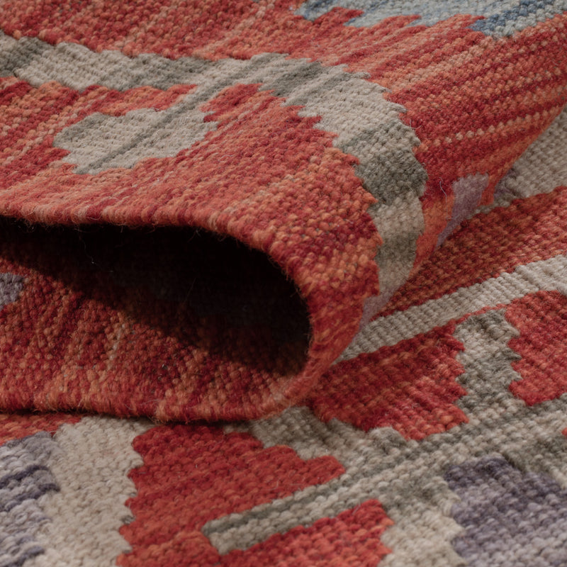 Läufer Kelim - Splash - 243 x 83 cm - mehrfarbig