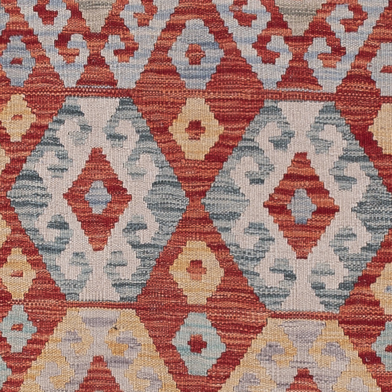 Läufer Kelim - Splash - 290 x 80 cm - mehrfarbig