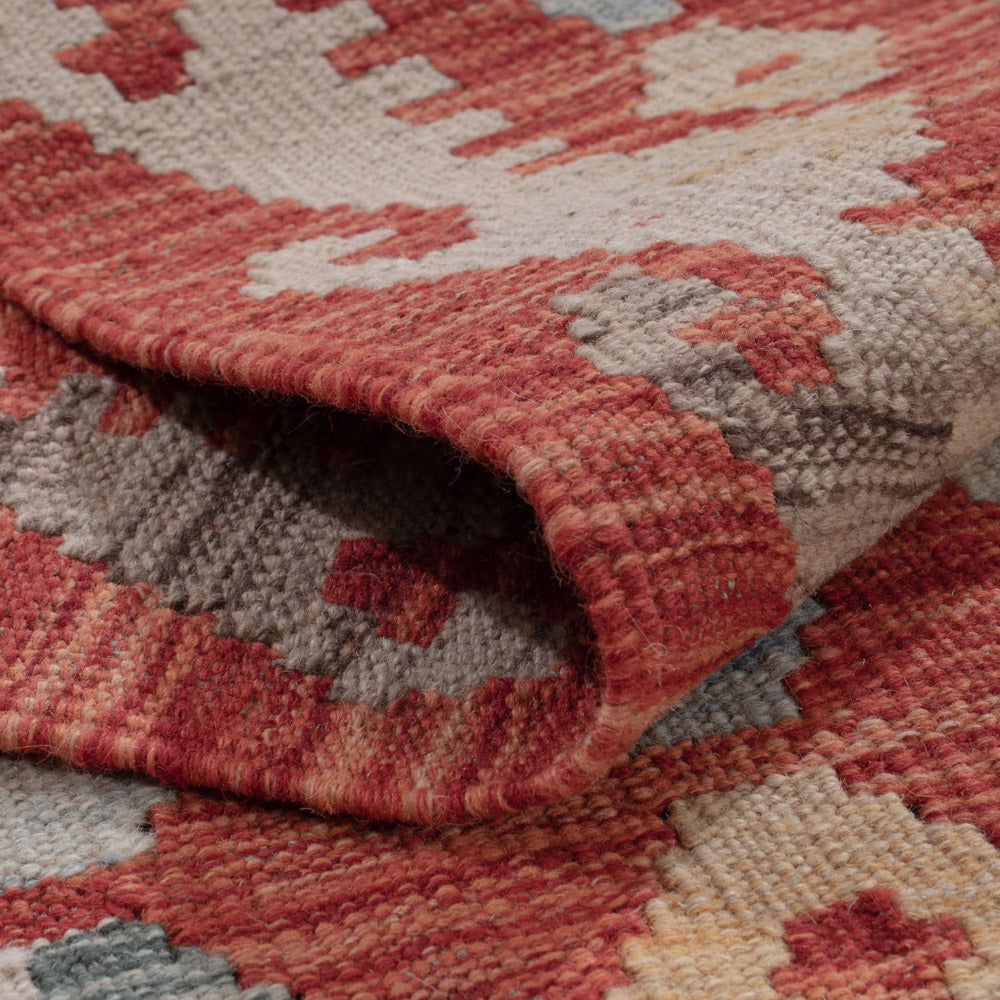 Läufer Kelim - Splash - 290 x 80 cm - mehrfarbig