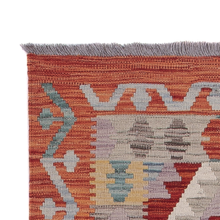 Läufer Kelim - Splash - 292 x 79 cm - mehrfarbig