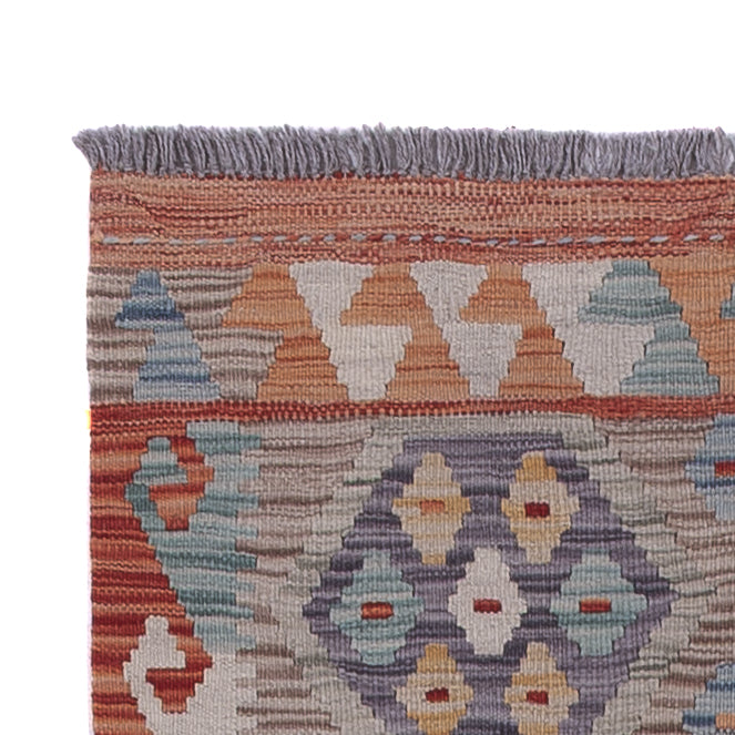 Läufer Kelim - Splash - 243 x 80 cm - mehrfarbig