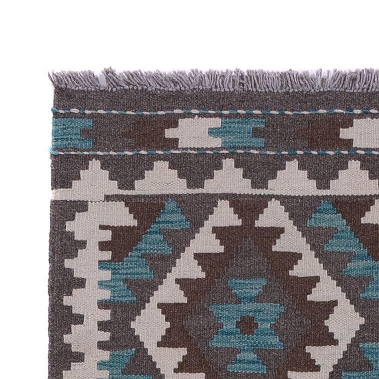 Kilim Maimana Tæppe 303x83cm - Uldtæppe