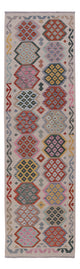 Kilim Maimana Tæppe 299x87cm - Uldtæppe