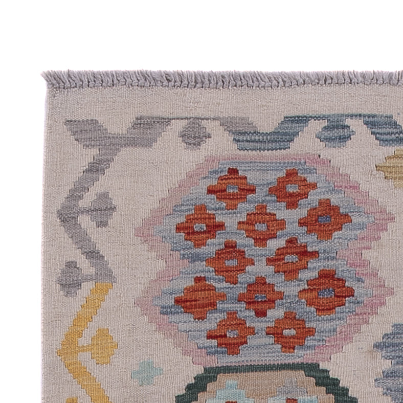 Kilim Maimana Tæppe 299x87cm - Uldtæppe